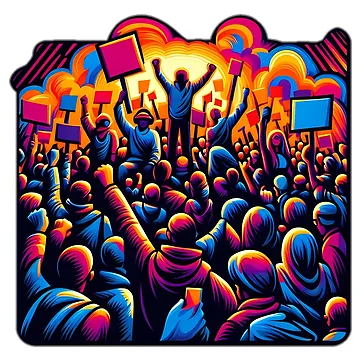 Artwork thumbnail, protest by NRSROTE