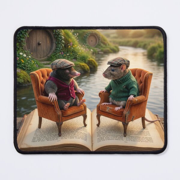 Item preview, Rat and Mole Talk on the River Thames designed and sold by Tridentulus.