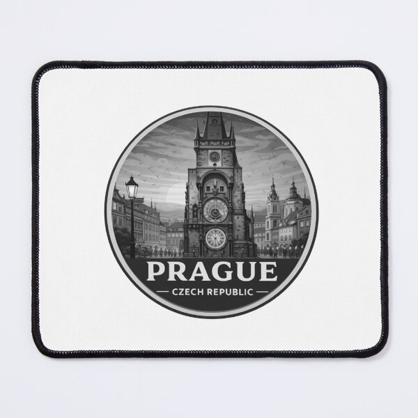 Item preview, Prague Czech Republic Retro Travel Emblem designed and sold by Timegraf.