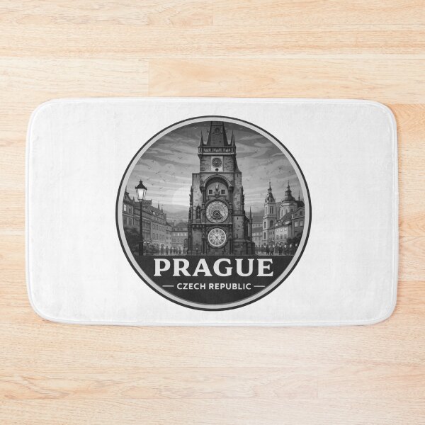 Item preview, Prague Czech Republic Retro Travel Emblem designed and sold by Timegraf.