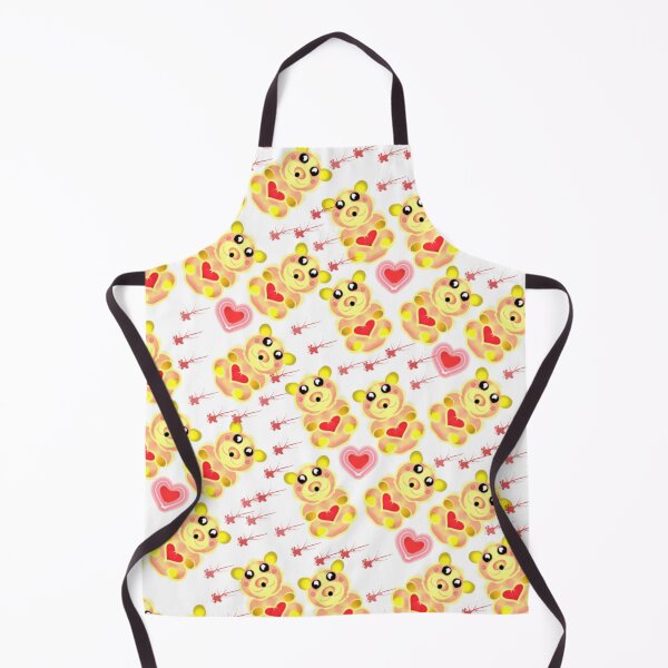 Item preview, Sweet Heart Bear Pattern: Kawaii Luminous Teddy Art designed and sold by HopeAndHustle.
