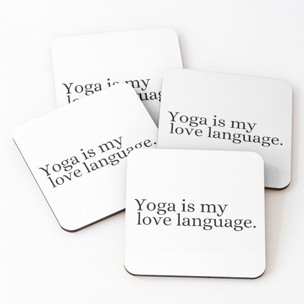 Item preview, Yoga Is My Love Language designed and sold by Heart-Centered Threads.
