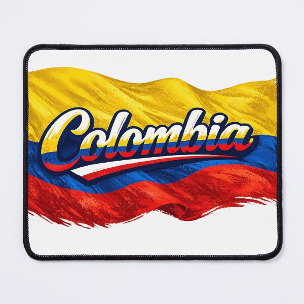 Item preview, Colombia Flag Design – Colombian Pride Script Typography designed and sold by GarnerSupplyCo.