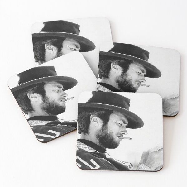 Item preview, Clint Eastwoood Lighting a Cigar Portrait designed and sold by thesnakeater.