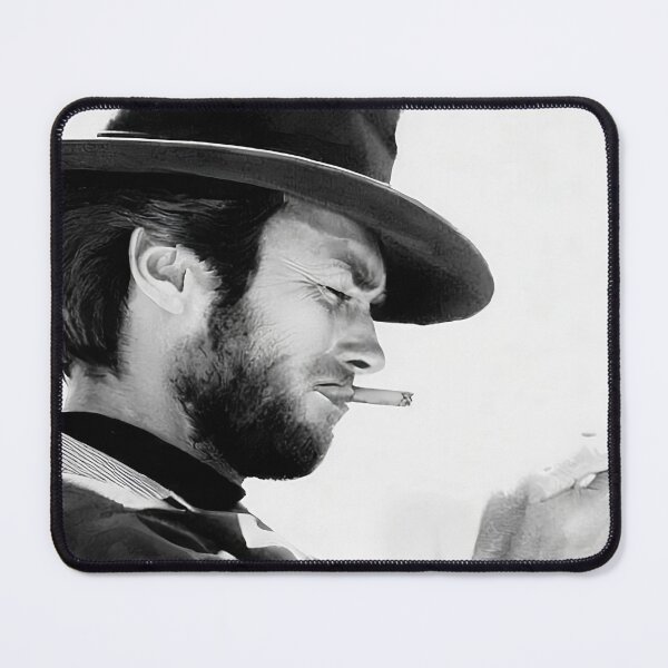 Item preview, Clint Eastwoood Lighting a Cigar Portrait designed and sold by thesnakeater.