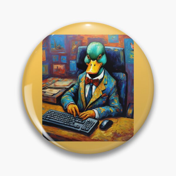Item preview, Duck at Work Modern Pop Art designed and sold by Artisticanvas.