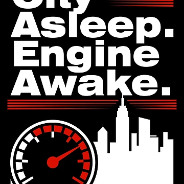 Artwork thumbnail, City Asleep Engine Awake Racing Quote by RAS-77