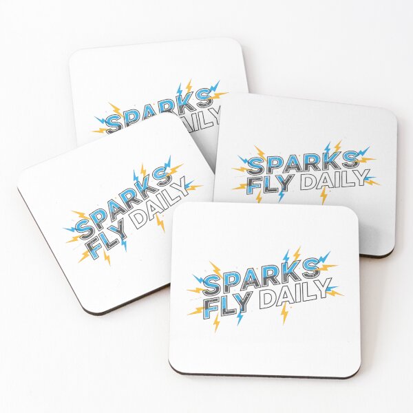 Item preview, Sparks Fly Daily T-Shirt – Funny Electrician & Engineer Technician Shirt designed and sold by Muzgle.