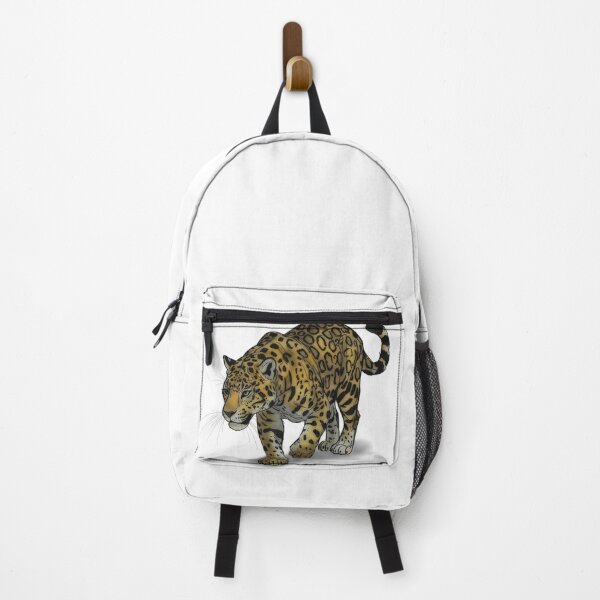 Item preview, Costa Rica Jaguar Wildlife Art - Adventure Travel Fundraiser - Big Cat Illustration designed and sold by Ink & Kind Studio.