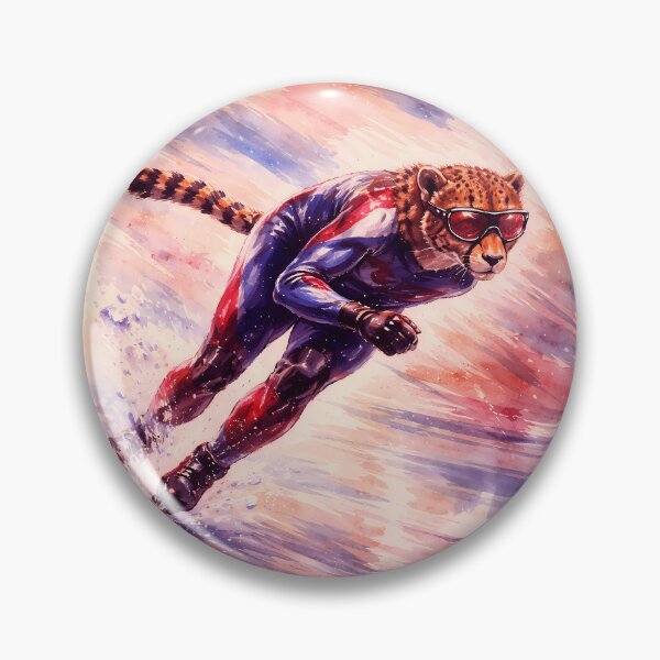 Item preview, Speed Skating Olympic Cheetah designed and sold by Sarcastic designs.