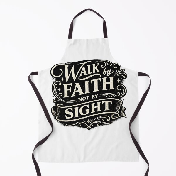 Item preview, Walk by Faith Not by Sight | Christian Bible Verse Faith KJV designed and sold by Stilll Waters Studio.