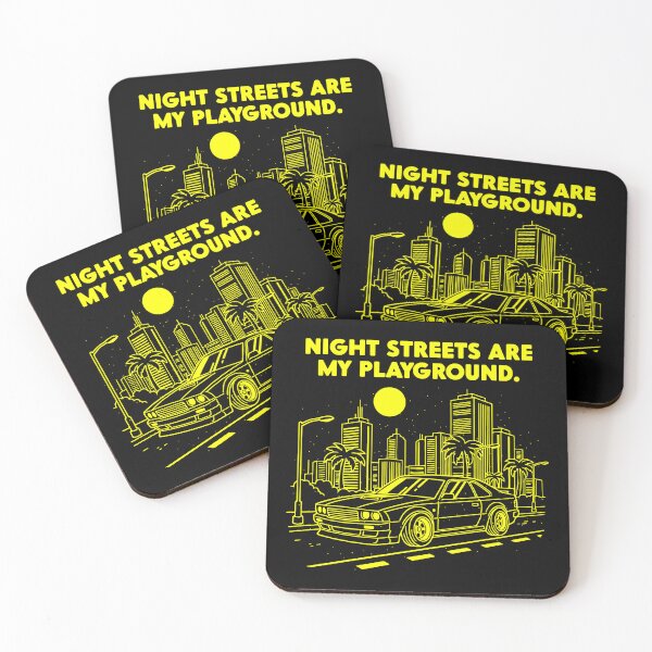 Item preview, Night Streets Are My Playground Racing Design designed and sold by RAS-77.