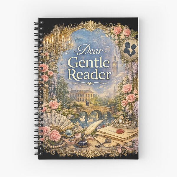 Item preview, Dear Gentle Reader designed and sold by LizzyLooDoo Designs.