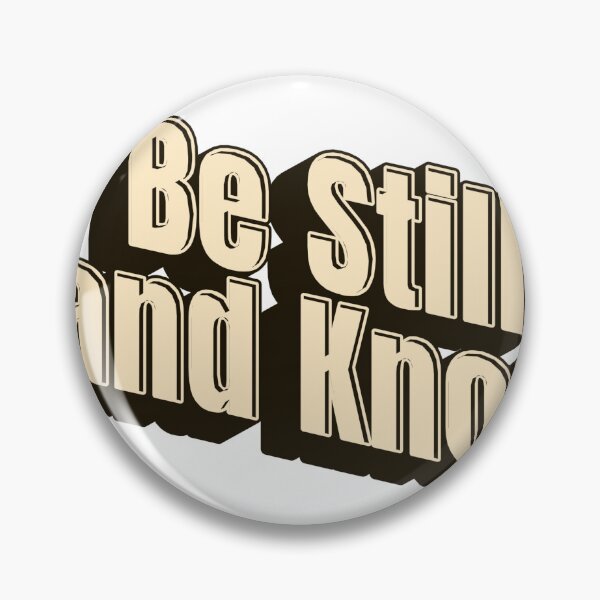 Item preview, Be Still and Know Psalm 46:10 PNG | Minimal Christian Faith Design designed and sold by Stilll Waters Studio.