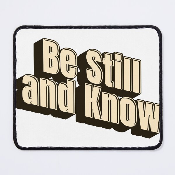 Item preview, Be Still and Know Psalm 46:10 PNG | Minimal Christian Faith Design designed and sold by Stilll Waters Studio.