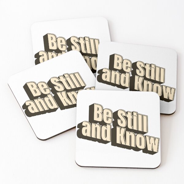 Item preview, Be Still and Know Psalm 46:10 PNG | Minimal Christian Faith Design designed and sold by Stilll Waters Studio.