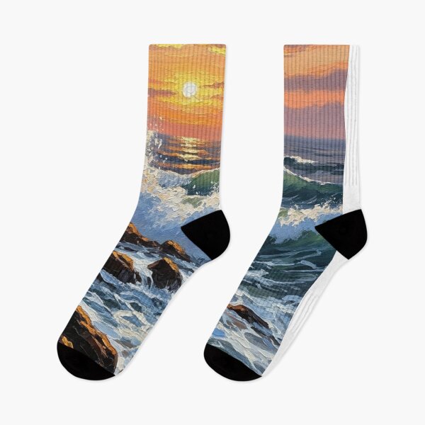 Item preview, Coastal landscape at sunset designed and sold by Losancestros.