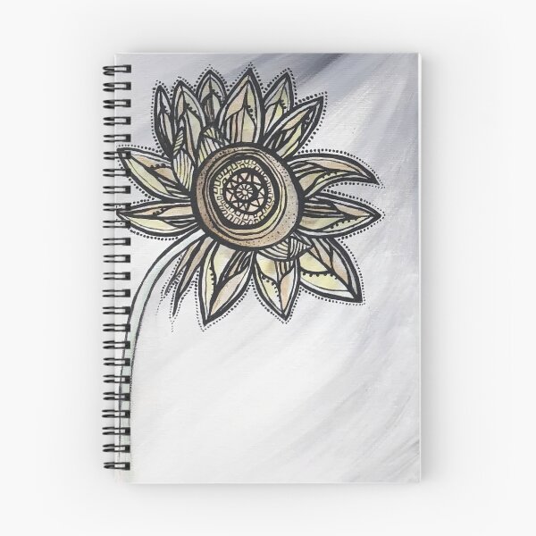 Item preview, Sunflower abstract mandala bloom designed and sold by PeridotGypsy.