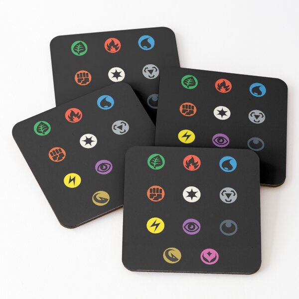 Item preview, Energy Types Sticker Pack designed and sold by ayoublooz.