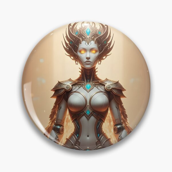 Item preview, Futuristic elegance of an android woman designed and sold by CreativeCorez.