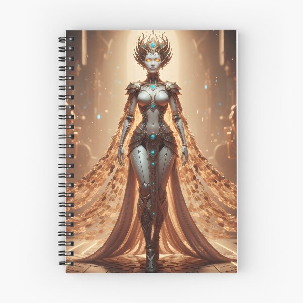 Item preview, Futuristic elegance of an android woman designed and sold by CreativeCorez.