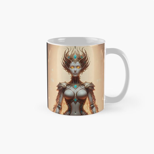 Item preview, Futuristic elegance of an android woman designed and sold by CreativeCorez.