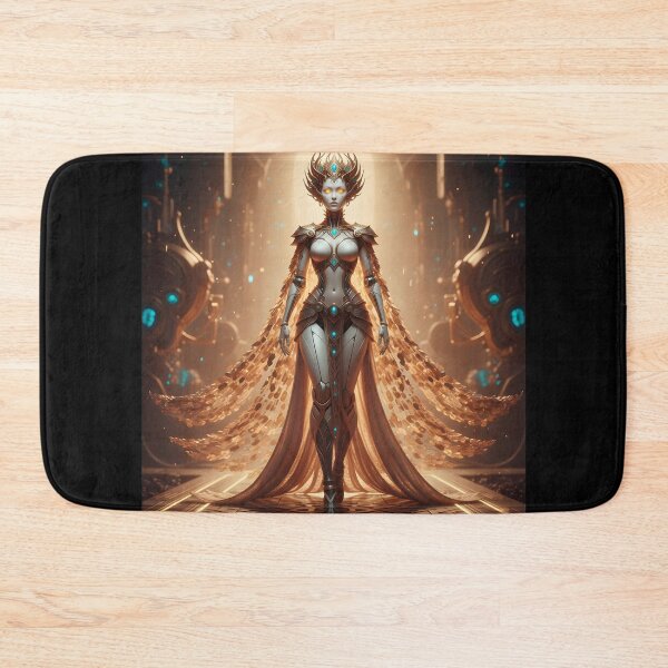 Item preview, Futuristic elegance of an android woman designed and sold by CreativeCorez.
