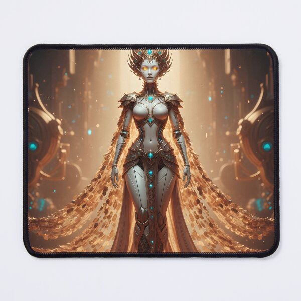 Item preview, Futuristic elegance of an android woman designed and sold by CreativeCorez.