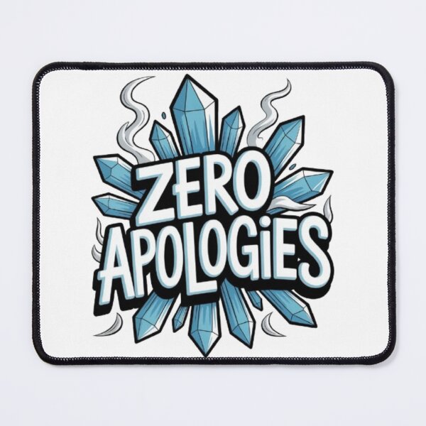 Item preview, Zero Apologies Bold Statement Design designed and sold by NewUSShop.