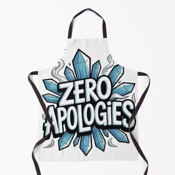 Item preview, Zero Apologies Bold Statement Design designed and sold by NewUSShop.