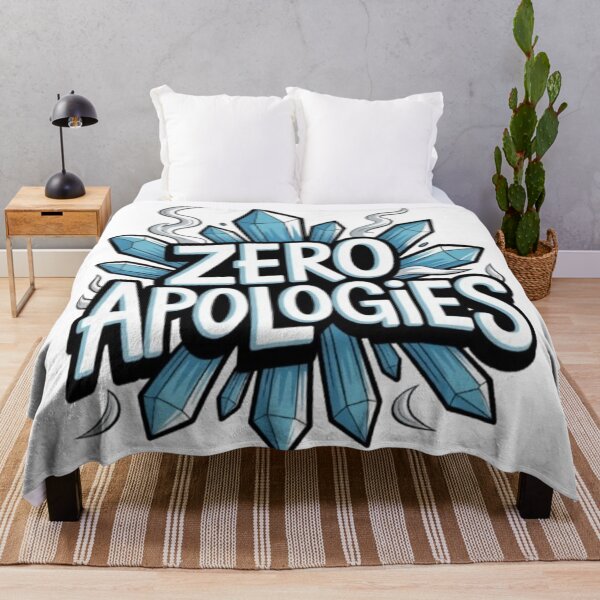 Item preview, Zero Apologies Bold Statement Design designed and sold by NewUSShop.