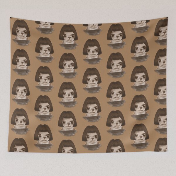 Item preview, dog in a wig designed and sold by Harlsw.