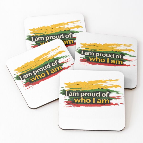 Item preview, I Am Proud of Who I Am – Black Pride Afrocentric Affirmation designed and sold by NixFire.