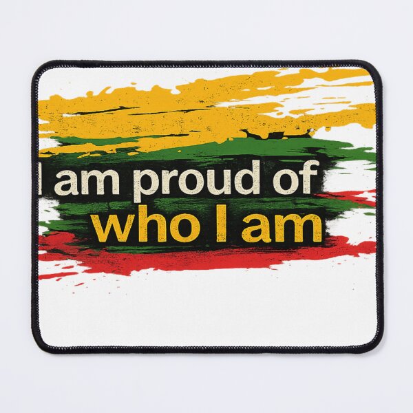 Item preview, I Am Proud of Who I Am – Black Pride Afrocentric Affirmation designed and sold by NixFire.