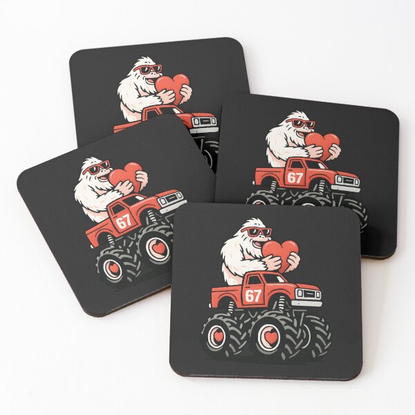 Item preview, Bigfoot 6.7 Valentine Truck Funny Kids Toddlers designed and sold by HarberBonita.
