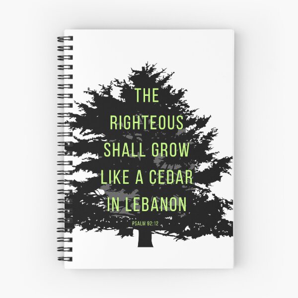 Item preview, Psalm 92:12 	 he shall grow like a cedar in Lebanon. (transparent) designed and sold by Undonemadenew.
