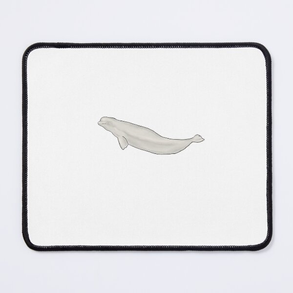 Item preview, Beluga Whale Illustration – Hand Drawn, Realistic Ocean Art designed and sold by EdithsAttic.