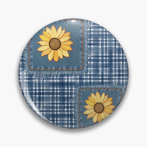 Item preview, Sunflower Pocket Denim designed and sold by HerartbyHer.