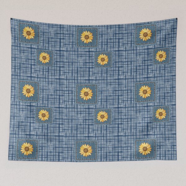 Item preview, Sunflower Pocket Denim designed and sold by HerartbyHer.