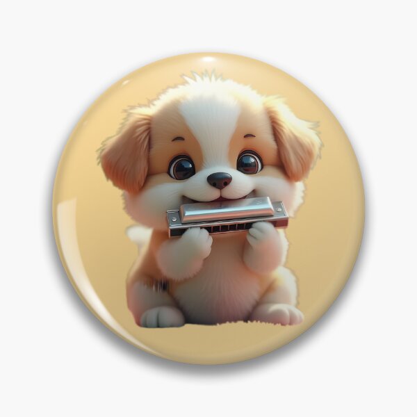 Item preview, Puppy Harmonica Player designed and sold by sweet-family.