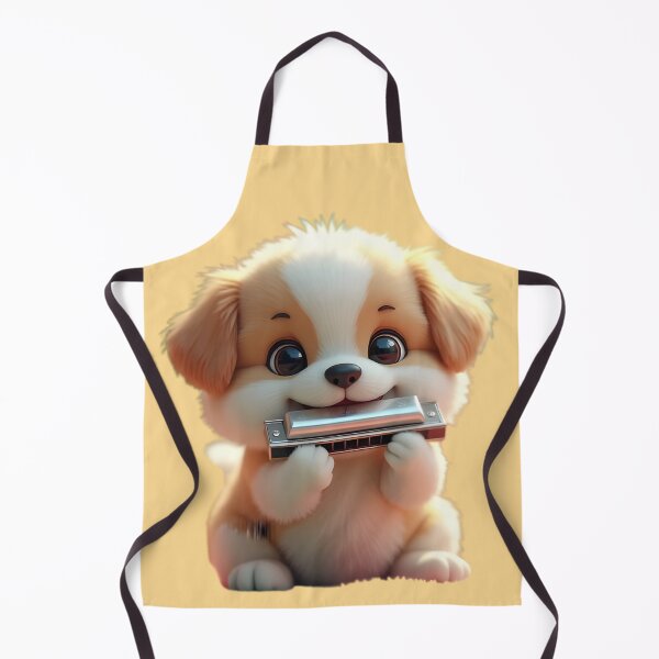 Item preview, Puppy Harmonica Player designed and sold by sweet-family.