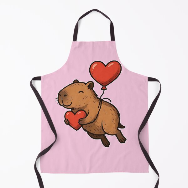 Item preview, Capybara Valentine's Day Heart designed and sold by Urban Art Fitters.