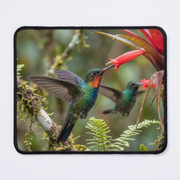 Item preview, Ruby-Throated Hummingbird designed and sold by Tridentulus.