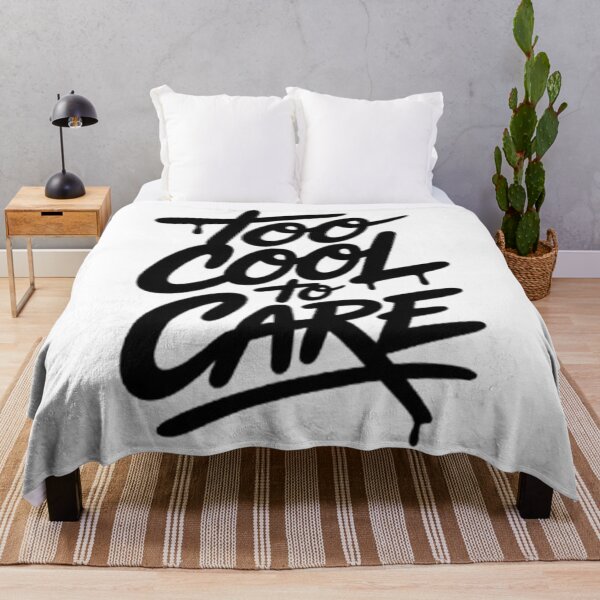 Item preview, Too Cool To Care Statement Streetwear Design designed and sold by NewUSShop.