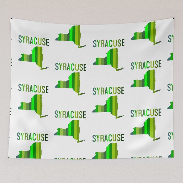 Item preview, Syracuse Green Stripes designed and sold by Normbot2000.