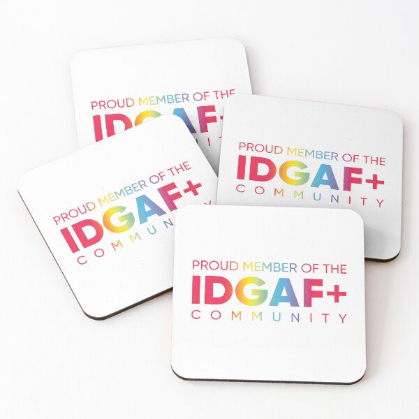 Item preview, IDGAF Pride designed and sold by Gully Snipes.