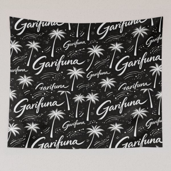 Item preview, Garifuna Palm  Black & White Cultural Design designed and sold by ezsketch25.