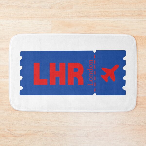 Item preview, LHR London Airport Code Vintage Travel Sticker - Minimalist London Art designed and sold by Sparkledust Creations.