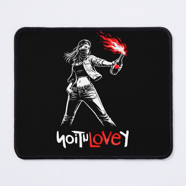 Item preview, No Time Love Rebel Girl Molotov Heart designed and sold by Darsel Art.