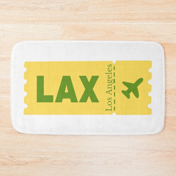 Item preview, LAX Los Angeles Airport Code Vintage Travel Sticker - Minimalist Los Angeles Art designed and sold by Sparkledust Creations.